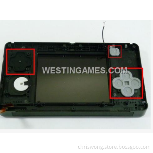 Replacement Buttons Conductive D-Pad Rubber for N3DS 3-Piece Set (Original)
